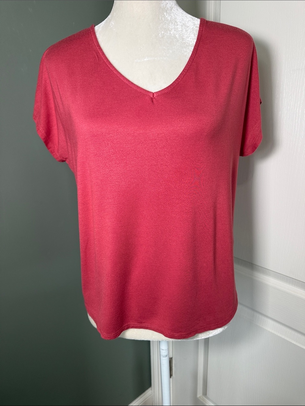 Papermoon Coral Pink Cutout Back Top Size Small